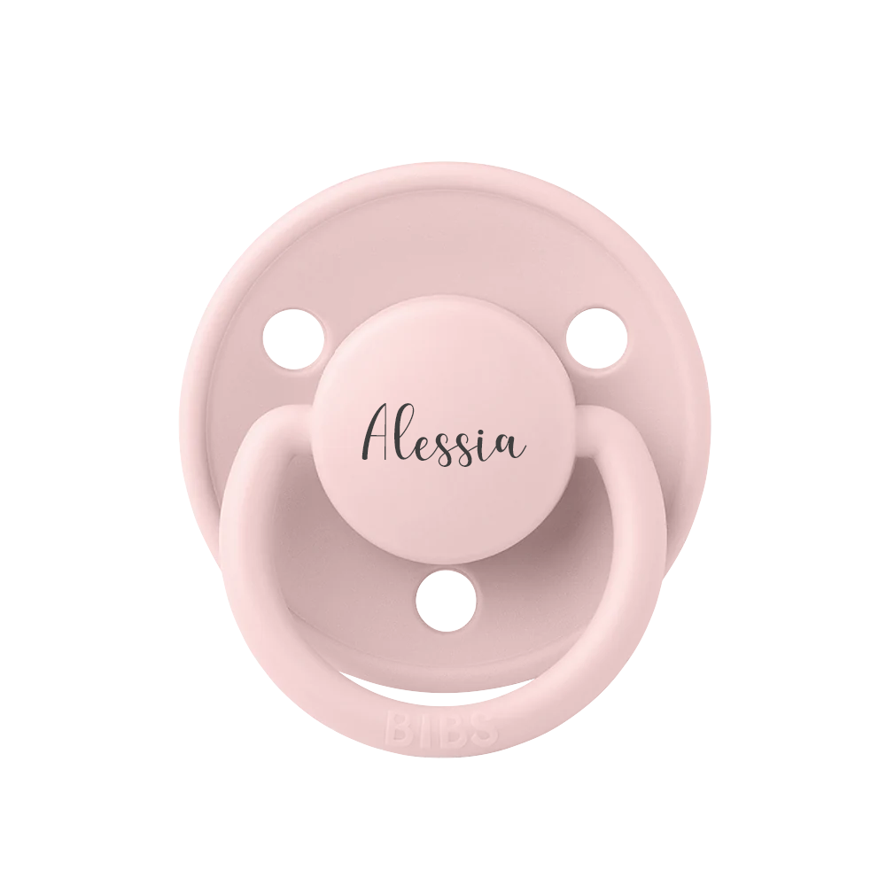 BIBS De Lux Natural Rubber Latex Pacifiers | Personalised Blossom - Personalisable Baby Products Sold and Personalised by JustBørn