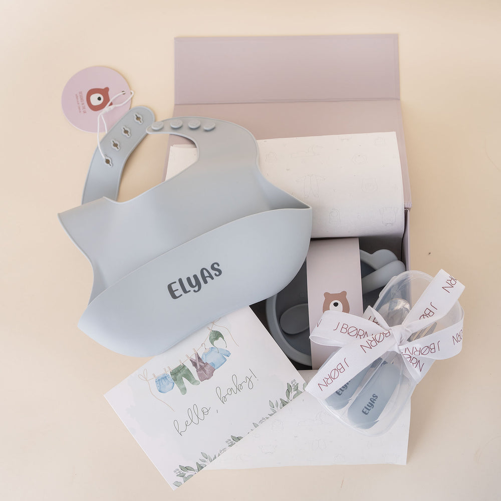 JBØRN Baby Weaning Starter Gift Box - Personalisable Baby Products Sold and Personalised by JustBørn