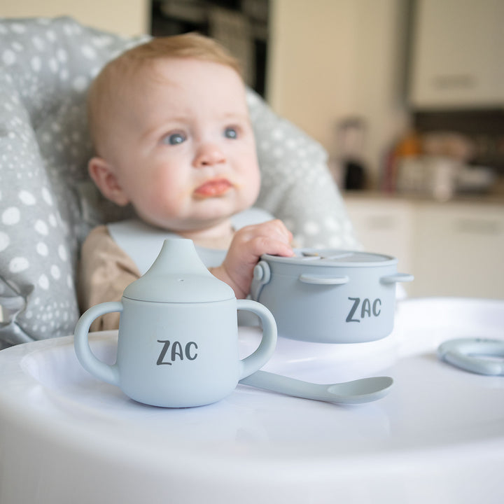 JBØRN Baby Weaning Full Essentials Gift Box - Personalisable Baby Products Sold and Personalised by JustBørn