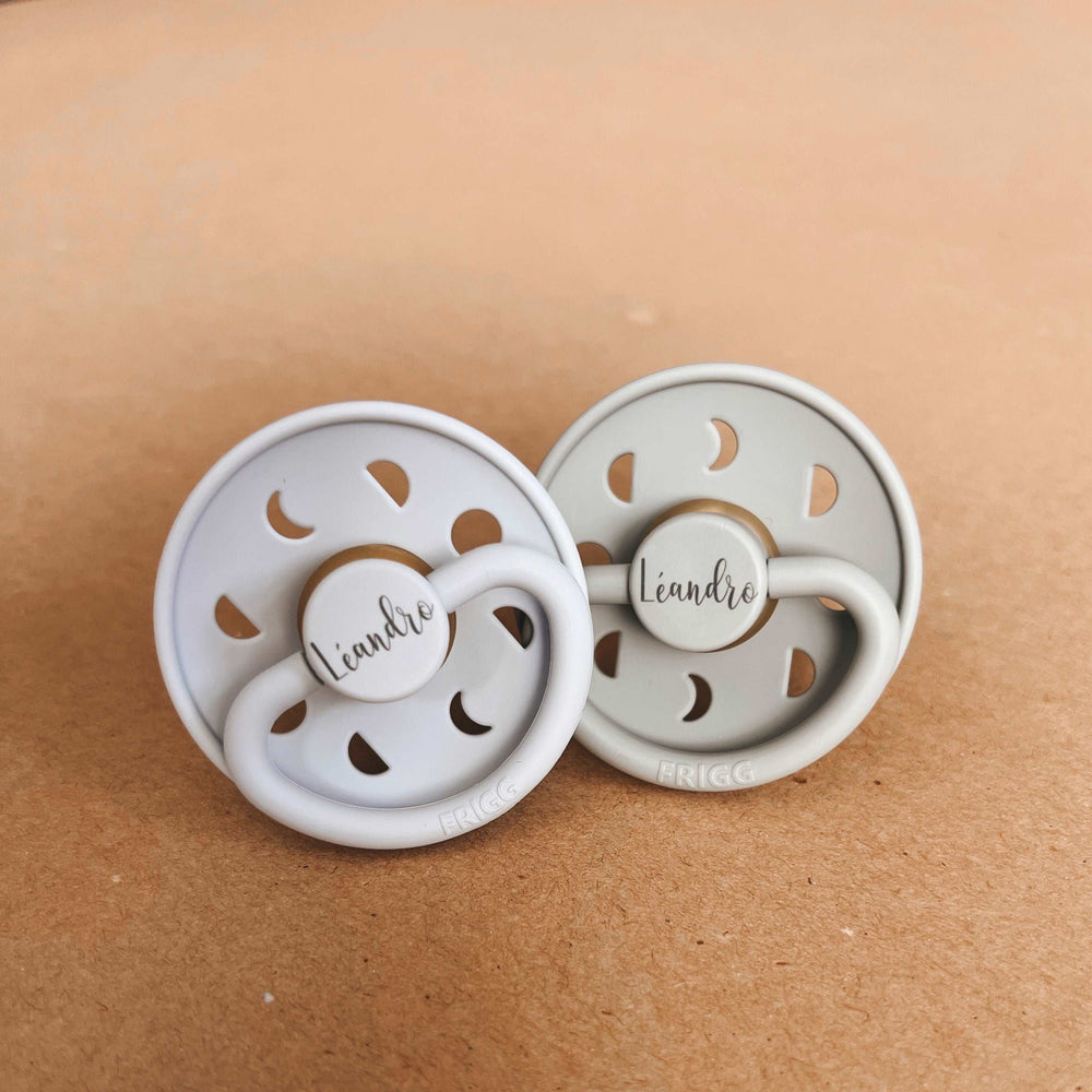 FRIGG Moon Silicone Pacifier | Personalised - Personalisable Baby Products Sold and Personalised by JustBørn