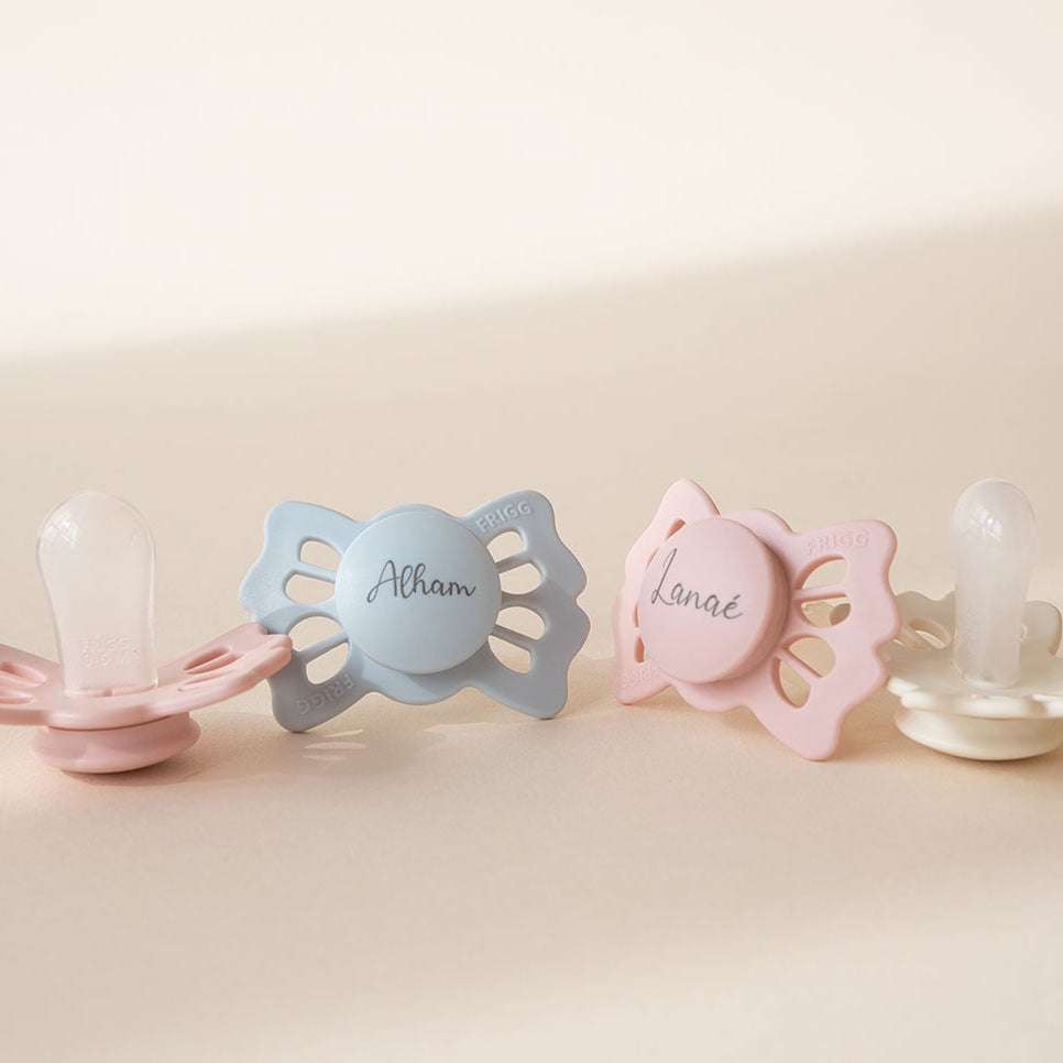 FRIGG Lucky Symmetrical Silicone Pacifiers | Personalised - Personalisable Baby Products Sold and Personalised by JustBørn