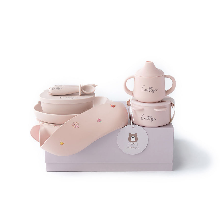 JBØRN Baby Weaning Full Essentials Gift Box - Personalisable Baby Products Sold and Personalised by JustBørn