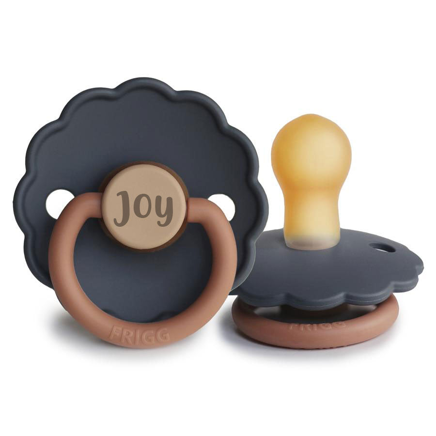 FRIGG Daisy Natural Rubber Latex Pacifier Aurora Yes - Personalisable Baby Products Sold and Personalised by JustBørn