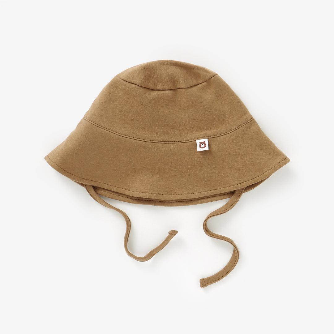 JBØRN Organic Cotton Baby Sun Hat Clay - Personalisable Baby Products Sold and Personalised by JustBørn