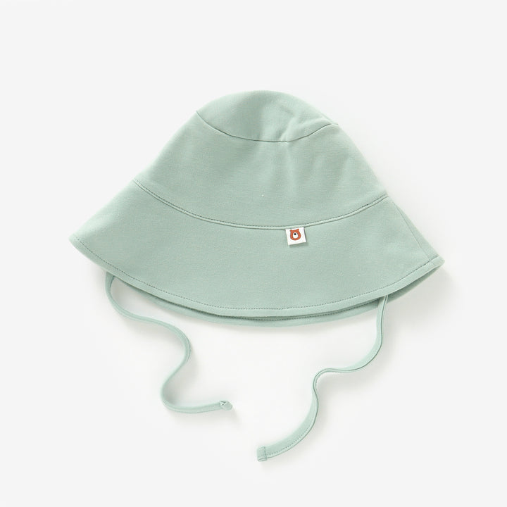 JBØRN Organic Cotton Baby Sun Hat Mint - Personalisable Baby Products Sold and Personalised by JustBørn