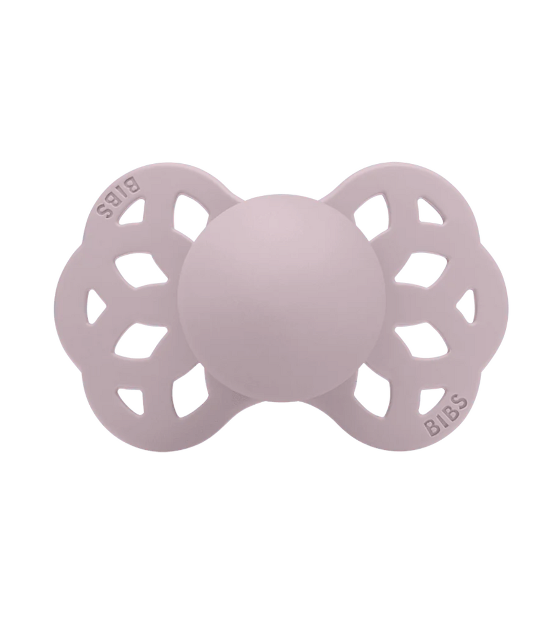BIBS Infinity Anatomical Silicone Pacifiers | Personalisable Dusky Lilac No - Personalisable Baby Products Sold and Personalised by JustBørn
