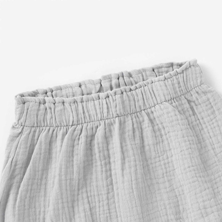 JBØRN Organic Cotton Muslin Baby Shorts - Personalisable Baby Products Sold and Personalised by JustBørn