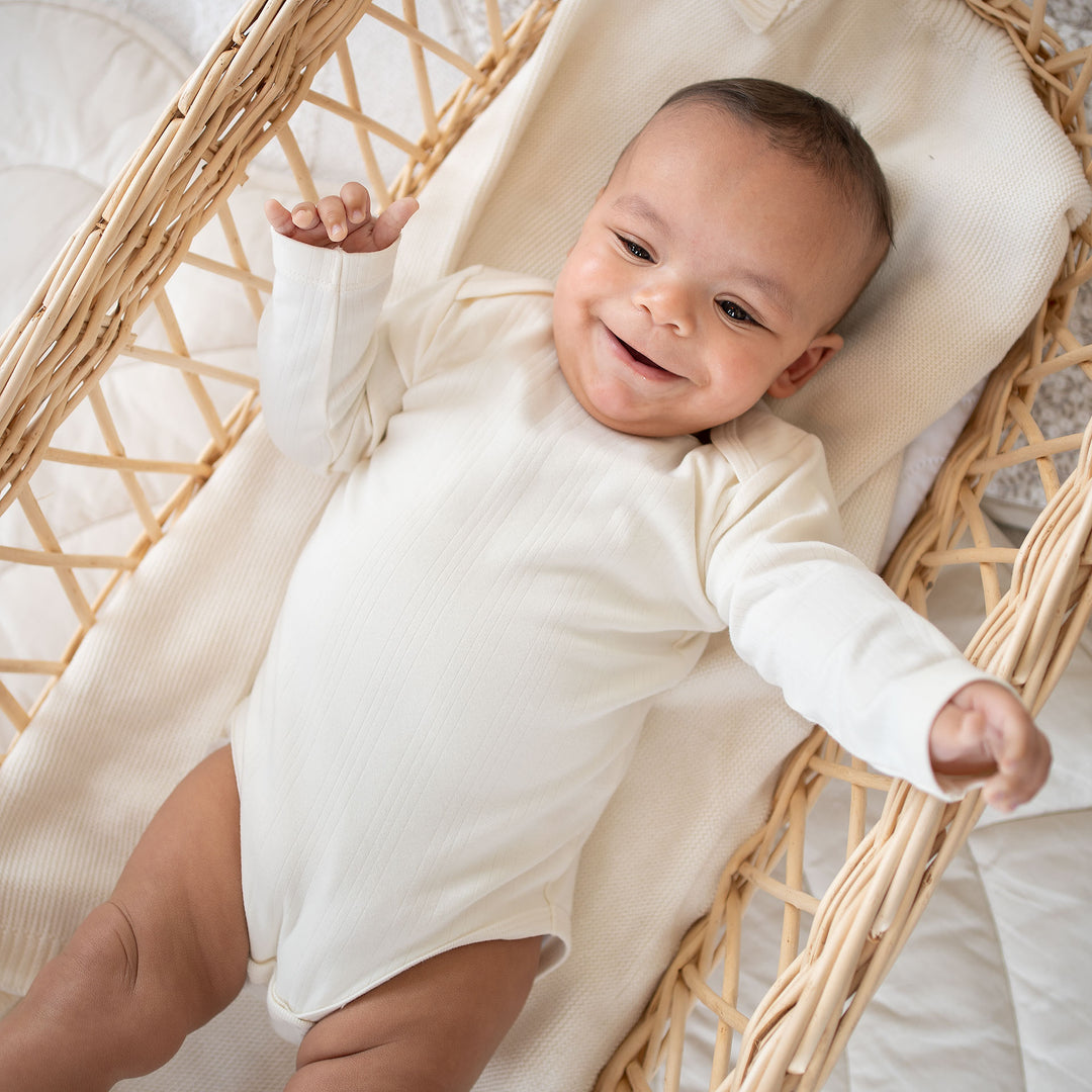 JBØRN Ribbed Bamboo Essential Bundle | 6+months - Personalisable Baby Products Sold and Personalised by JustBørn