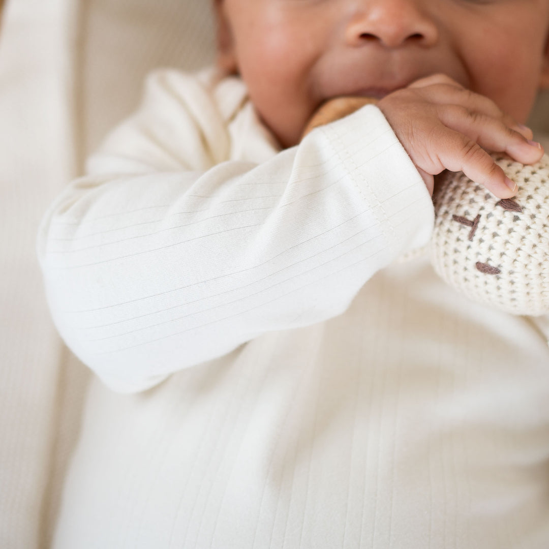 JBØRN Ribbed Bamboo Essential Bundle | 6+months - Personalisable Baby Products Sold and Personalised by JustBørn