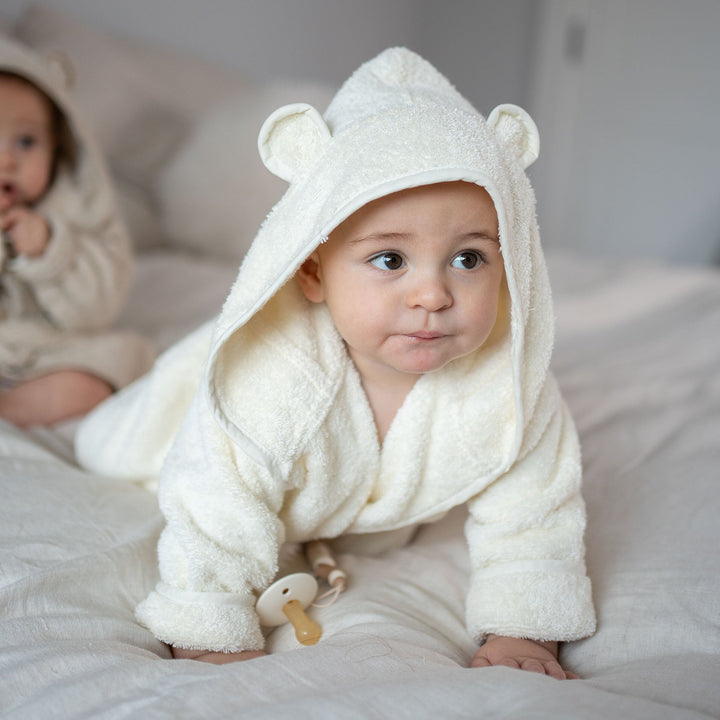 JBØRN Baby Gift Set | Organic Cotton Baby Bathrobe & Bath Toys - Personalisable Baby Products Sold and Personalised by JustBørn