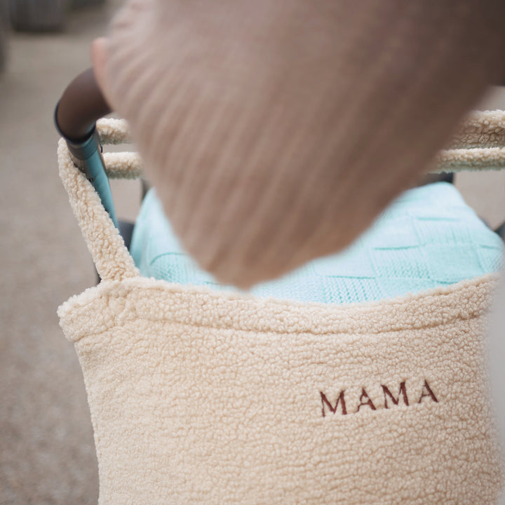 JBØRN Personalised Teddy Mum Bag | Pram Shopping Bag - Personalisable Baby Products Sold and Personalised by JustBørn