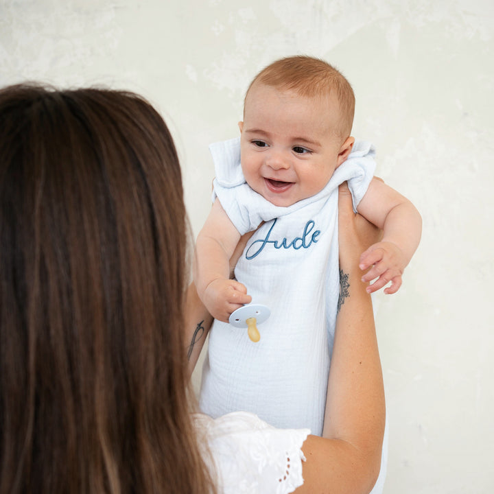 JBØRN Organic Cotton Muslin Sleep Bag | 0-6 Months - Personalisable Baby Products Sold and Personalised by JustBørn