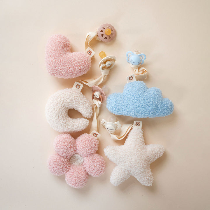 JBØRN Plush Comforter with Pacifier Holder Loop - Personalisable Baby Products Sold and Personalised by JustBørn