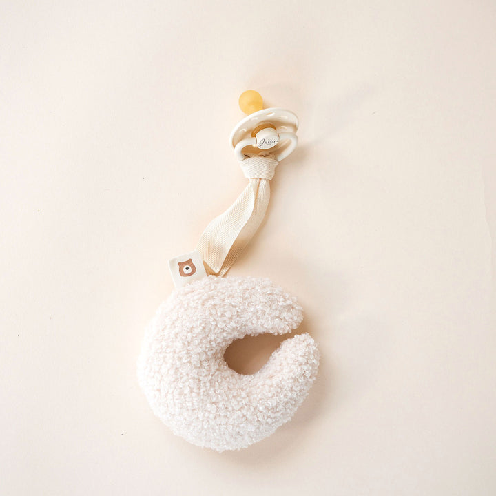 JBØRN Plush Comforter with Pacifier Holder Loop - Personalisable Baby Products Sold and Personalised by JustBørn