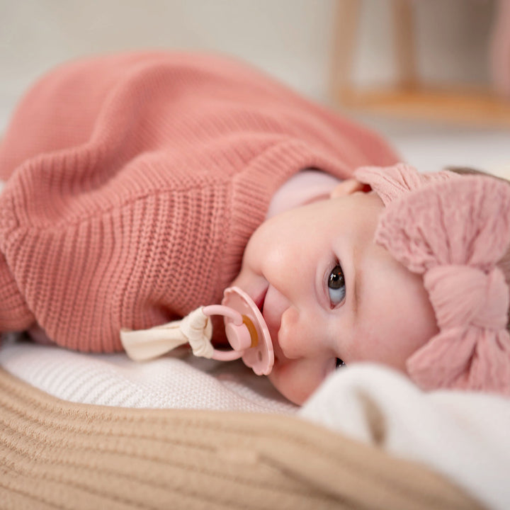 JBØRN Organic Cotton Knitted Crew Neck Jumper | 6-12 Months - Personalisable Baby Products Sold and Personalised by JustBørn