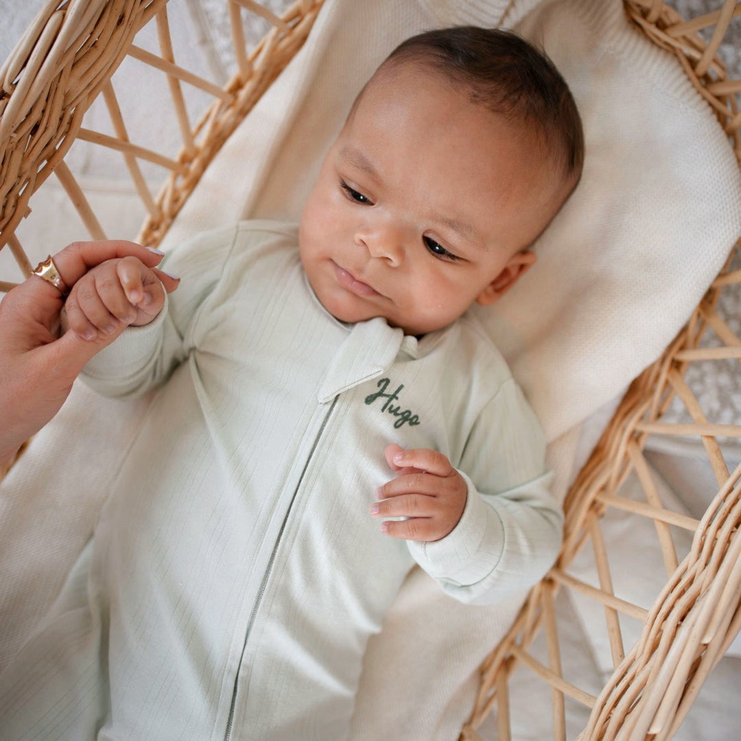 JBØRN Ribbed Bamboo Essential Bundle | 6+months - Personalisable Baby Products Sold and Personalised by JustBørn