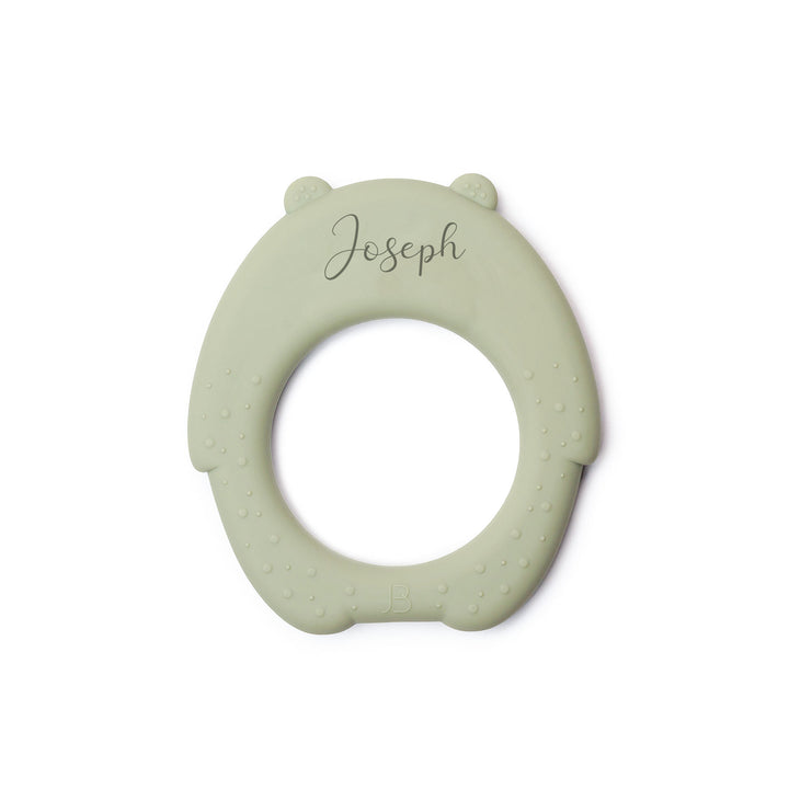 JBØRN Bear Teether - Personalisable Baby Products Sold and Personalised by JustBørn