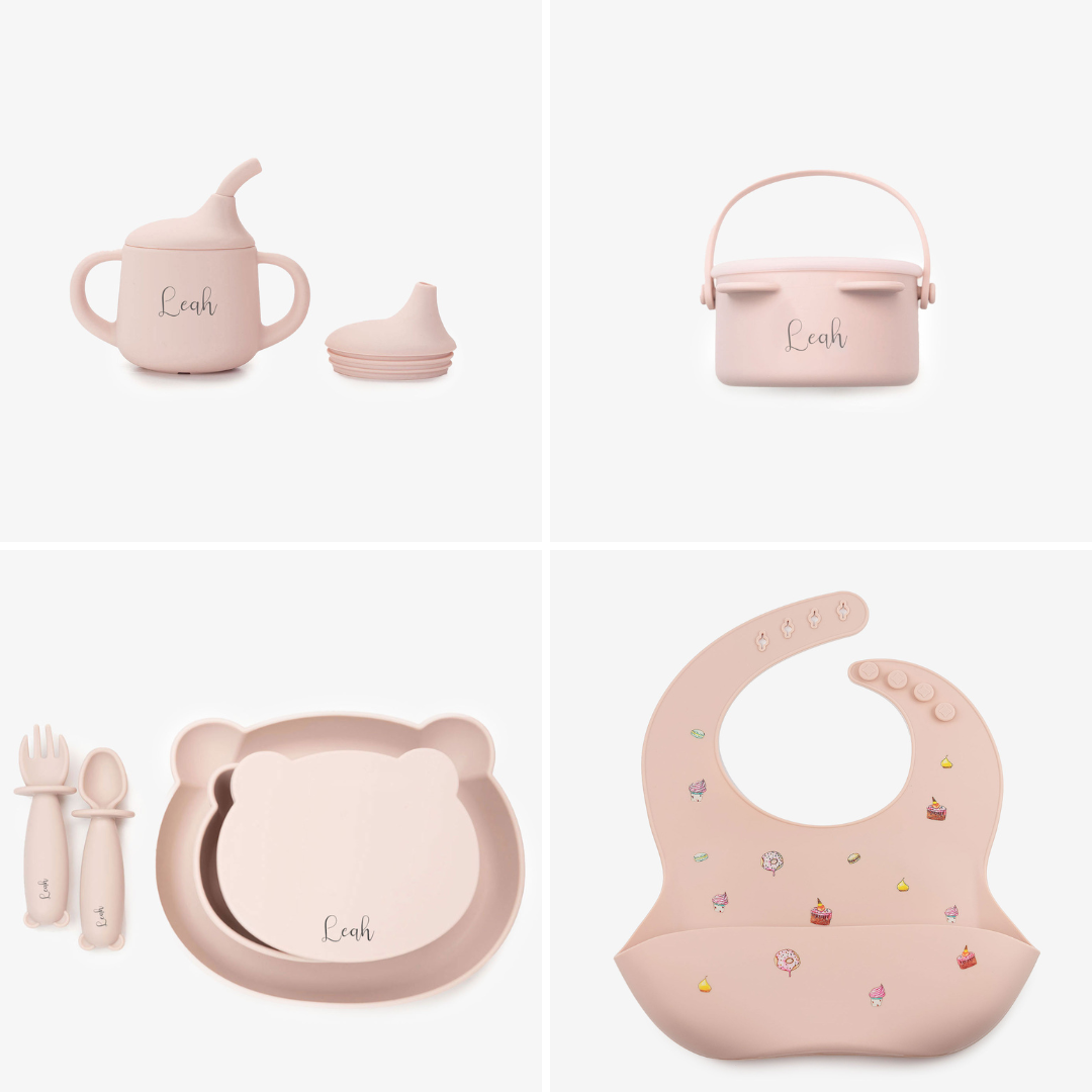 JBØRN Baby Weaning Full Essentials Gift Box - Personalisable Baby Products Sold and Personalised by JustBørn