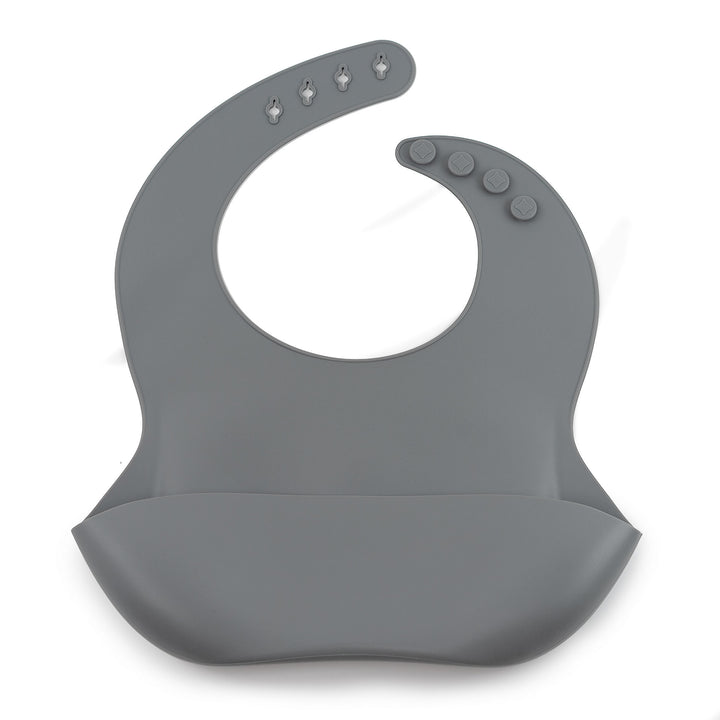 JBØRN Silicone Baby Feeding Bib Smoke No - Personalisable Baby Products Sold and Personalised by JustBørn