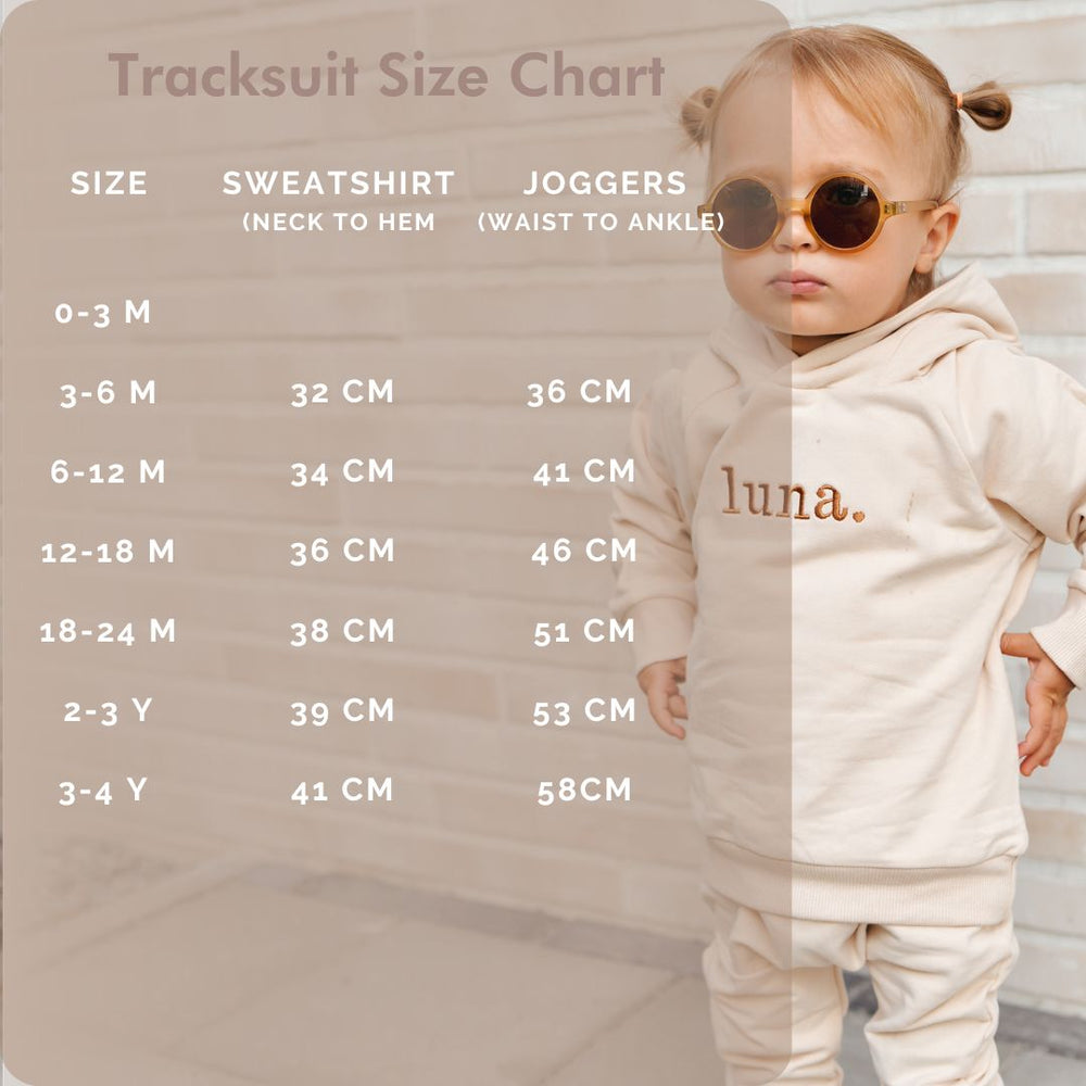 JBØRN Organic Cotton Baby Teddy Ears Hoodie & Joggers Set | Personalisable - Personalisable Baby Products Sold and Personalised by JustBørn