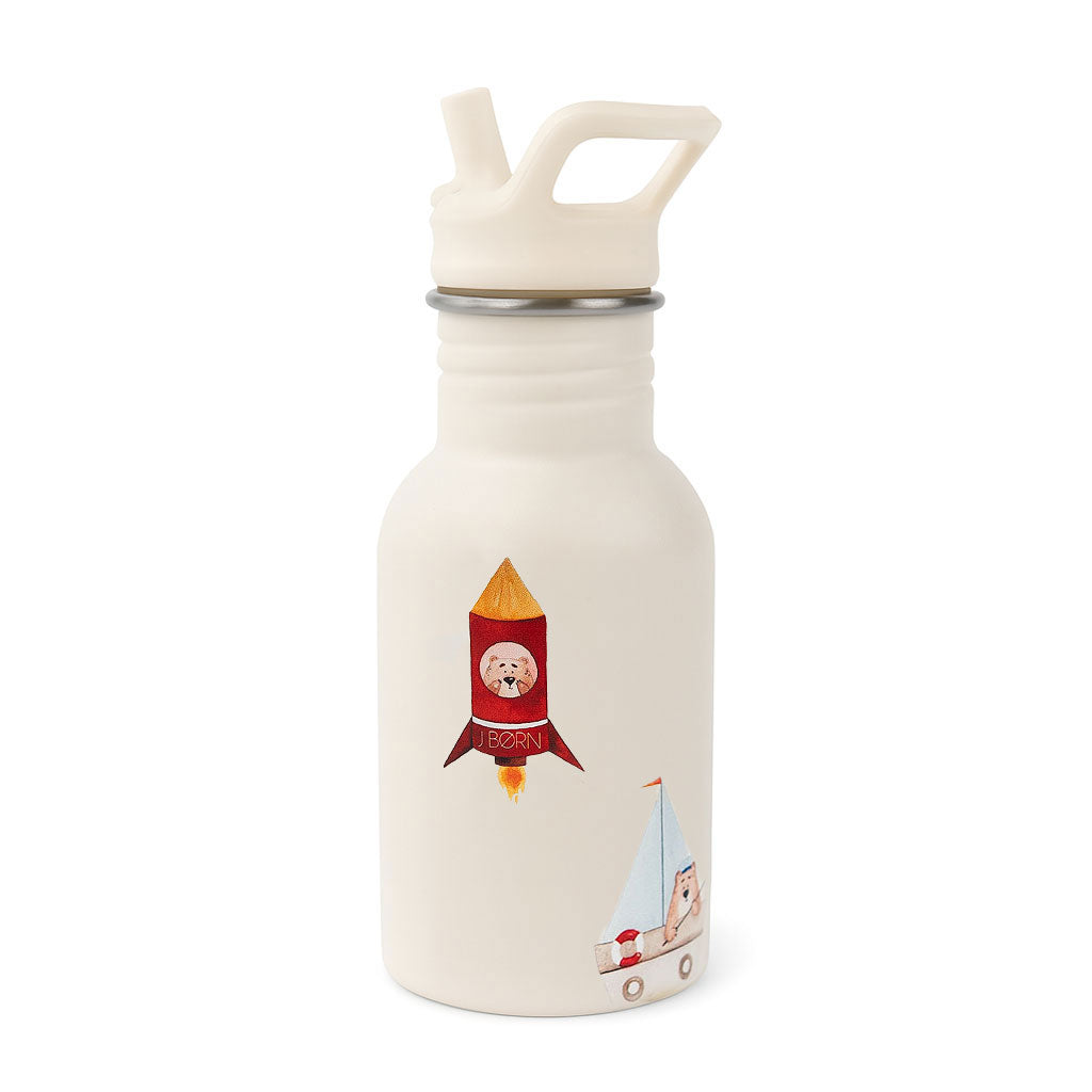 JBØRN Personalised Stainless Steel Kids Water Bottle - Personalisable Baby Products Sold and Personalised by JustBørn