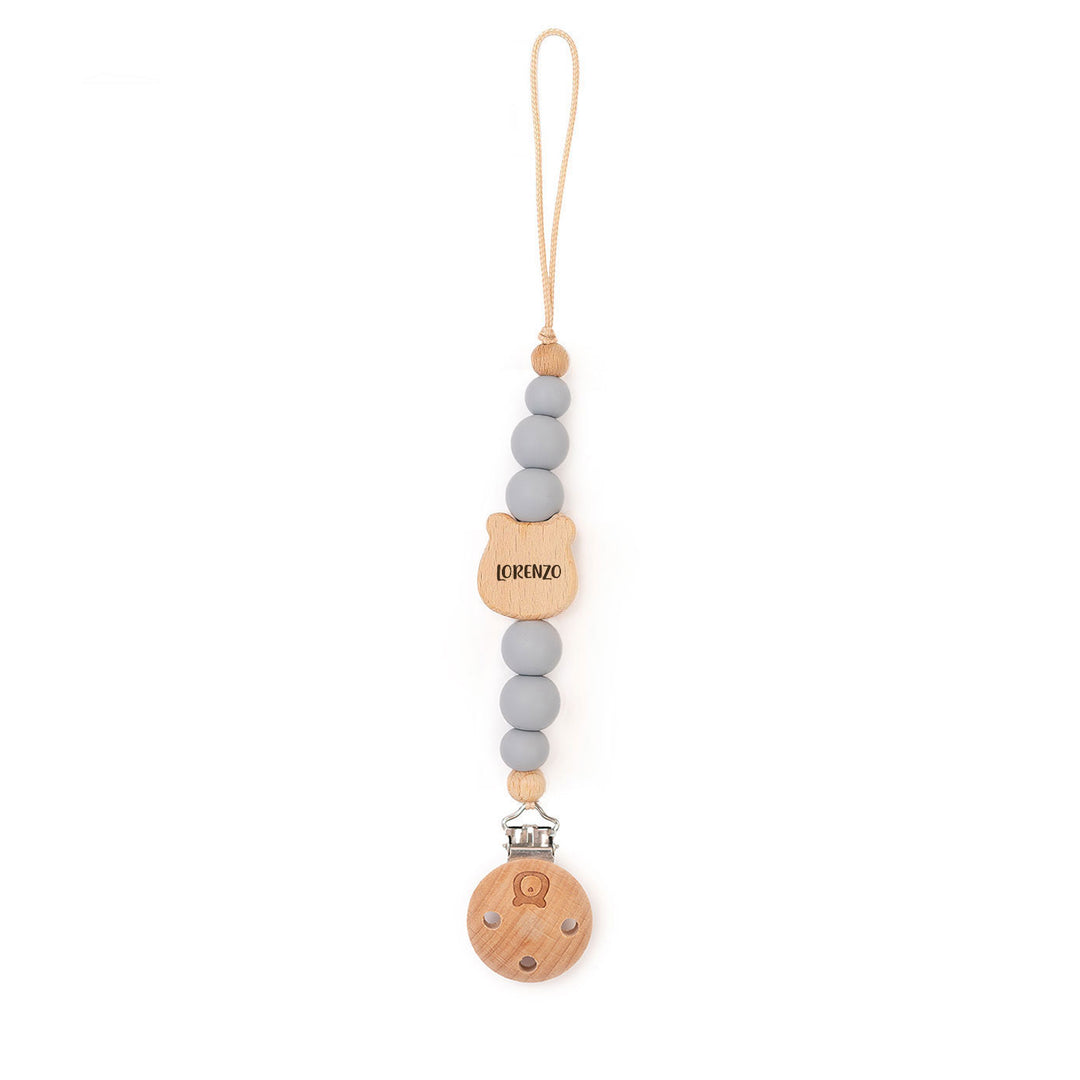 JBØRN Bear Pacifier Clip | Personalised Cloud - Personalisable Baby Products Sold and Personalised by JustBørn