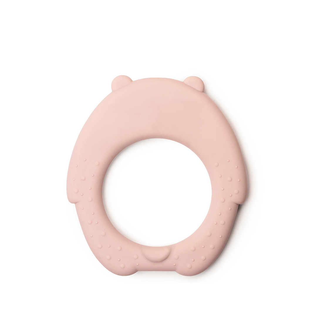 JBØRN Bear Teether Bear Teether | Blush - Personalisable Baby Products Sold and Personalised by JustBørn