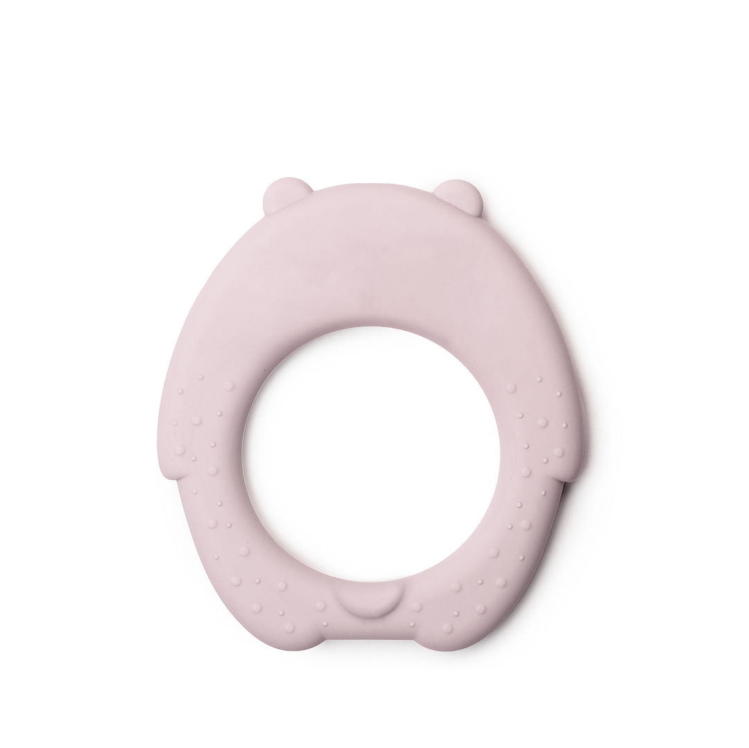 JBØRN Bear Teether Bear Teether | Dusky Blush - Personalisable Baby Products Sold and Personalised by JustBørn