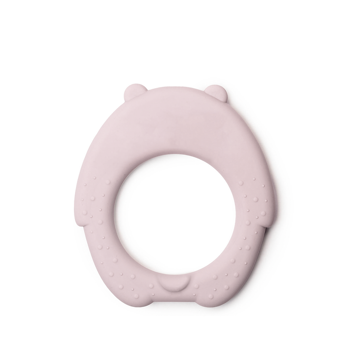 JBØRN Bear Teether Bear Teether | Dusky Blush - Personalisable Baby Products Sold and Personalised by JustBørn