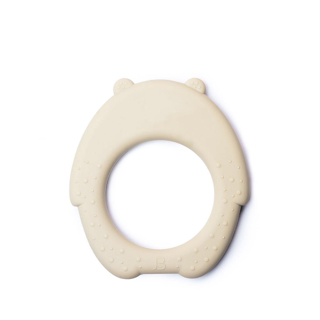 JBØRN Bear Teether Bear Teether | Vanilla - Personalisable Baby Products Sold and Personalised by JustBørn