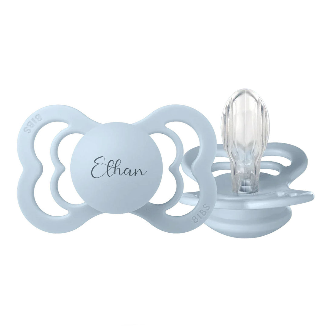 BIBS Supreme Symmetrical Silicone Pacifiers - Personalisable Baby Products Sold and Personalised by JustBørn