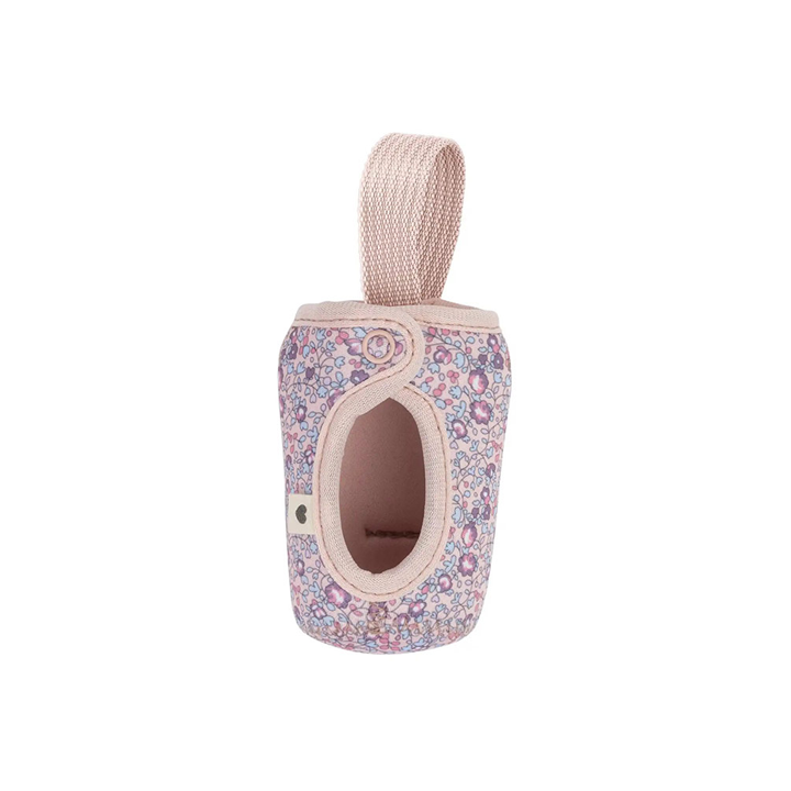 BIBS x LIBERTY Protective Cover Sleeve for Glass Baby Bottle BIBS x Liberty Baby Bottle Sleeve Eloise Blush Small (110 ml) - Personalisable Baby Products Sold and Personalised by JustBørn