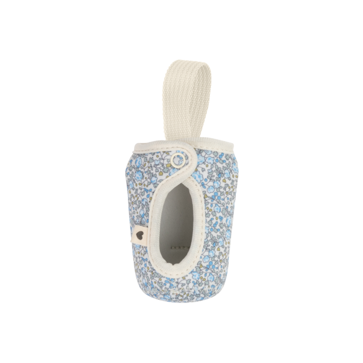 BIBS x LIBERTY Protective Cover Sleeve for Glass Baby Bottle BIBS x Liberty Baby Bottle Sleeve Eloise Ivory Small (110 ml) - Personalisable Baby Products Sold and Personalised by JustBørn