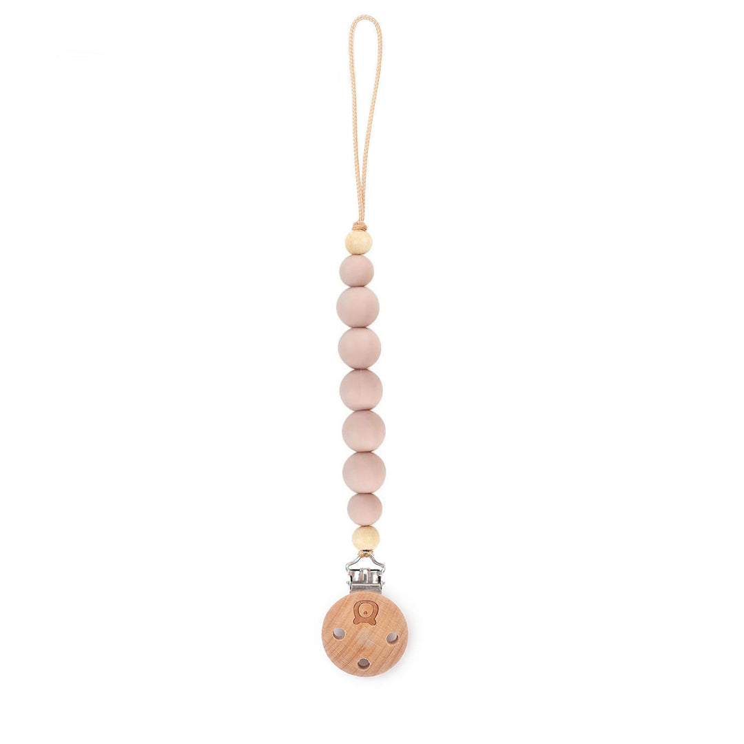 JBØRN Pacifier Clip Blush - Personalisable Baby Products Sold and Personalised by JustBørn