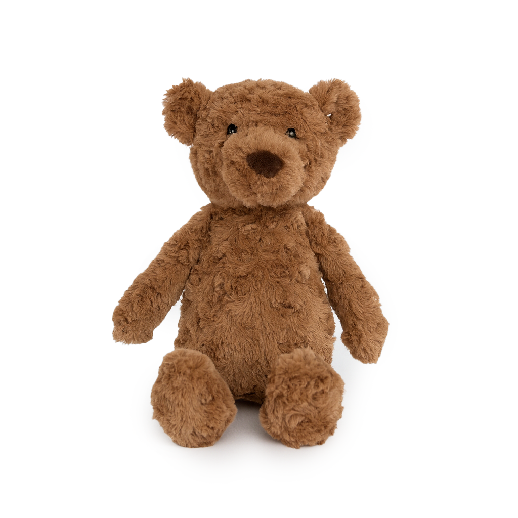 JBØRN Teddy Bear Soft Toy Brown Teddy - Personalisable Baby Products Sold and Personalised by JustBørn
