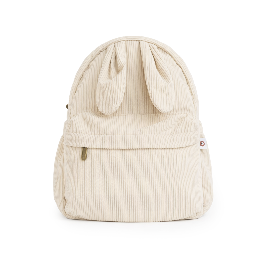 JBØRN Personalised Bunny Backpack Cream Bunny Backpack - Personalisable Baby Products Sold and Personalised by JustBørn