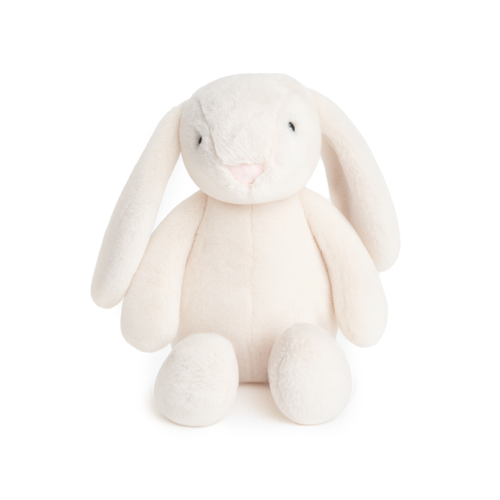 JBØRN Cream Bunny Soft Toy with Personalised Outfit - Personalisable Baby Products Sold and Personalised by JustBørn