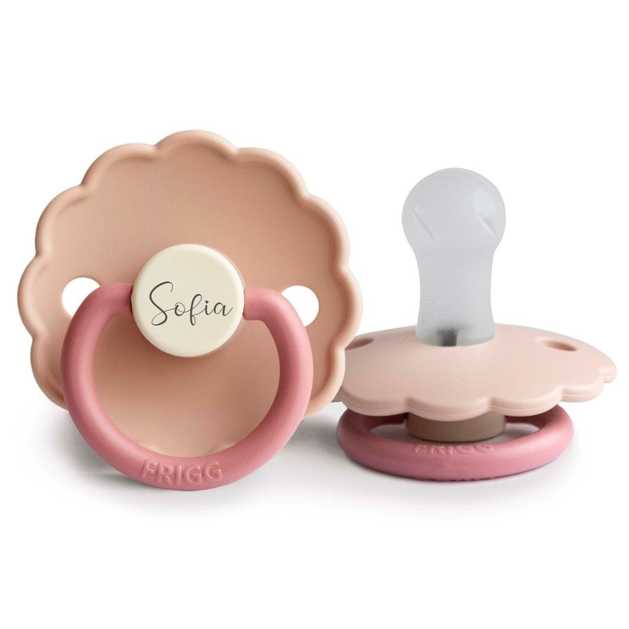 FRIGG Daisy Silicone Pacifiers - Personalisable Baby Products Sold and Personalised by JustBørn