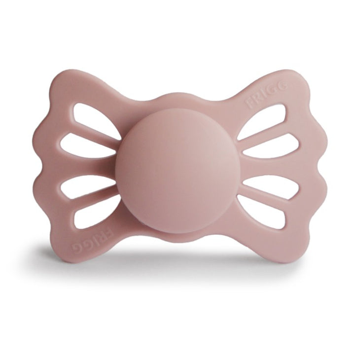 FRIGG Lucky Symmetrical Silicone Pacifiers Blush - Personalisable Baby Products Sold and Personalised by JustBørn