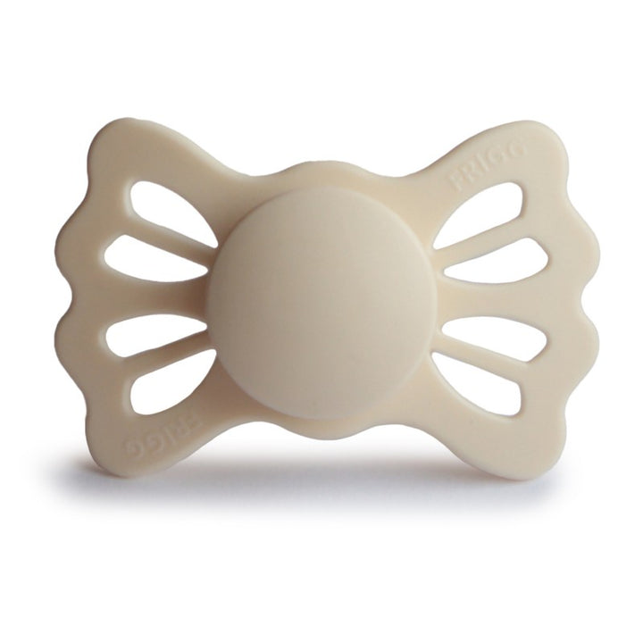 FRIGG Lucky Symmetrical Silicone Pacifiers Cream - Personalisable Baby Products Sold and Personalised by JustBørn