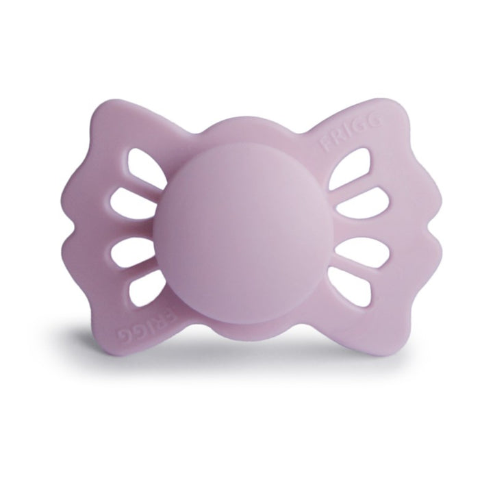 FRIGG Lucky Symmetrical Silicone Pacifiers Soft Lilac - Personalisable Baby Products Sold and Personalised by JustBørn