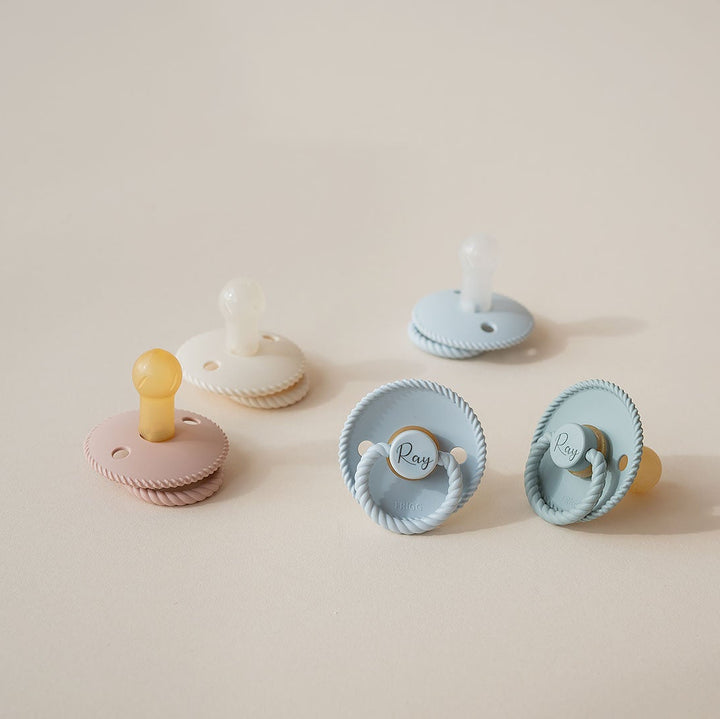 FRIGG Rope Natural Rubber Latex Pacifiers - Personalisable Baby Products Sold and Personalised by JustBørn