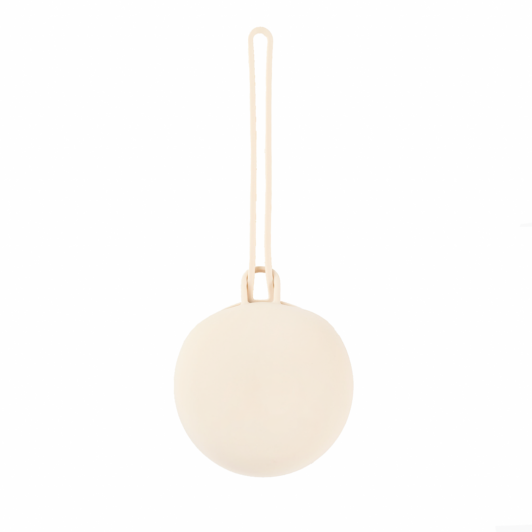 JBØRN Pacifier Holder Pod Ivory Pod - Personalisable Baby Products Sold and Personalised by JustBørn