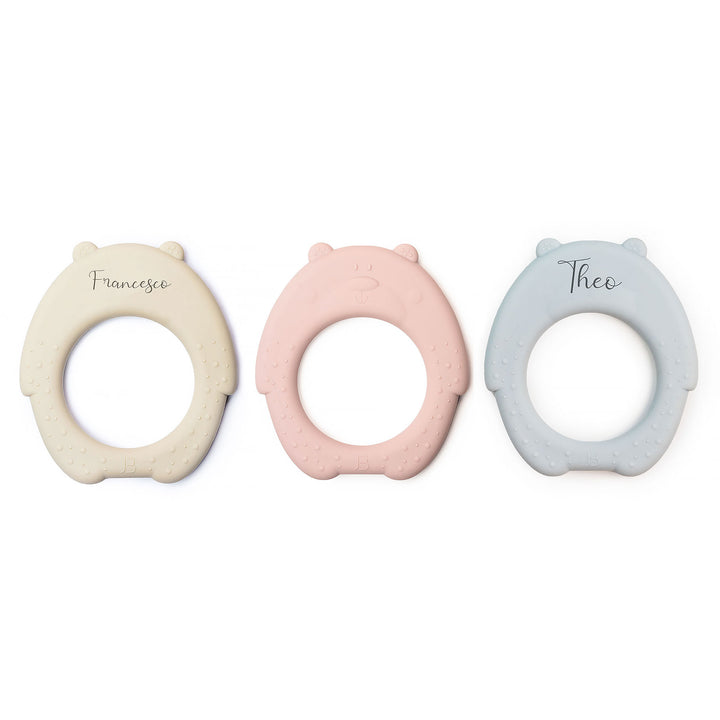 JBØRN Bear Teether - Personalisable Baby Products Sold and Personalised by JustBørn