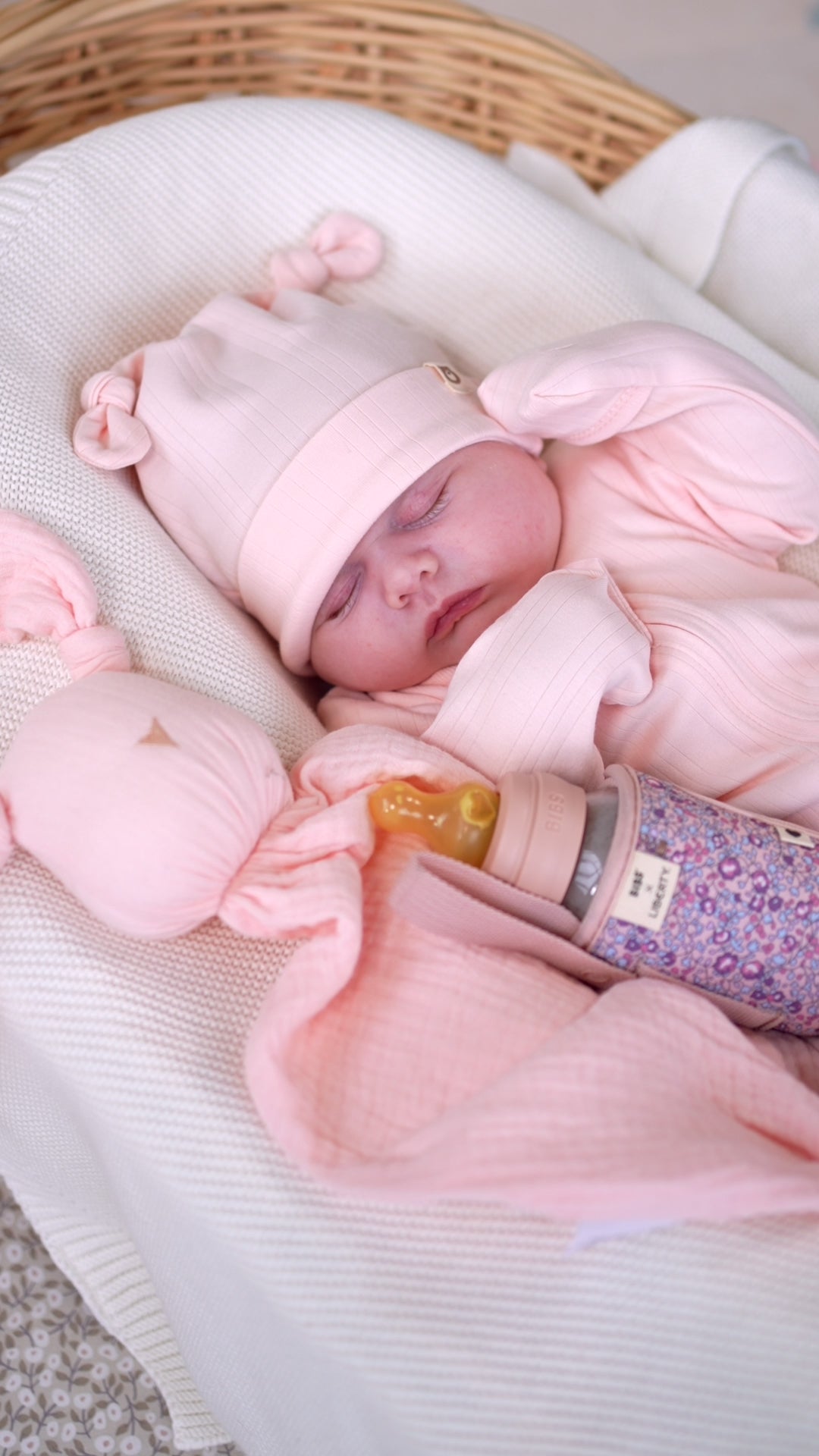 BIBS x LIBERTY Protective Cover Sleeve for Glass Baby Bottle