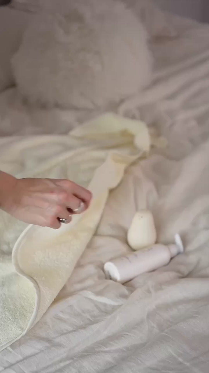 JBØRN Baby Bath Gift Set | Towel, Brush Set & Skincare