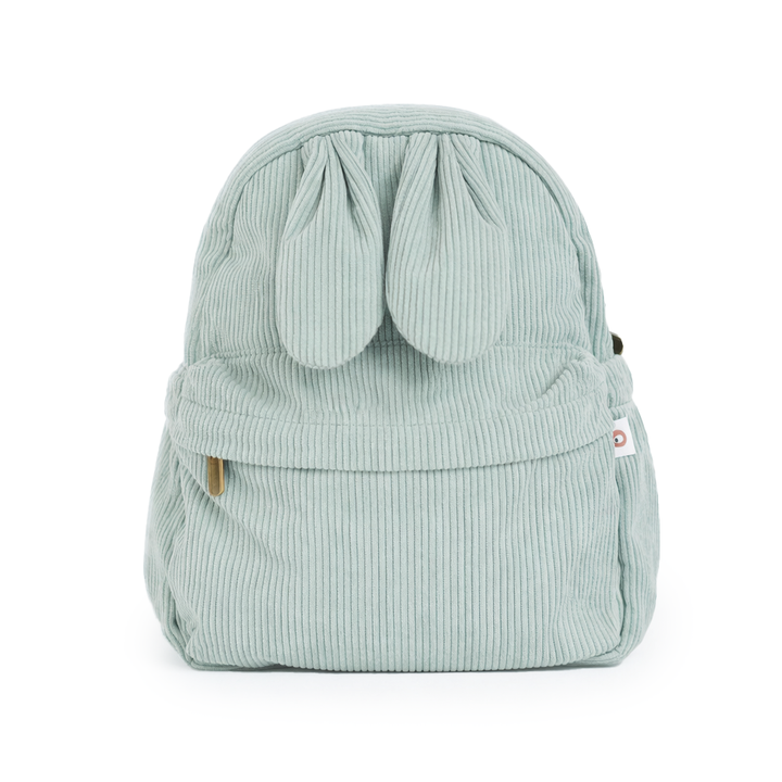 JBØRN Personalised Bunny Backpack Sage Bunny Backpack - Personalisable Baby Products Sold and Personalised by JustBørn