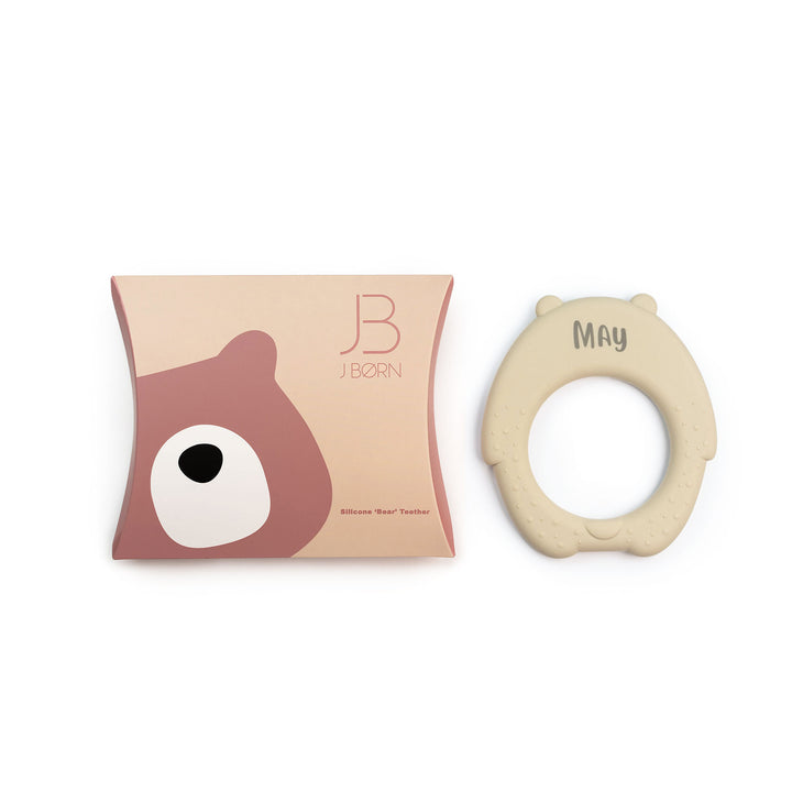 JBØRN Bear Teether - Personalisable Baby Products Sold and Personalised by JustBørn