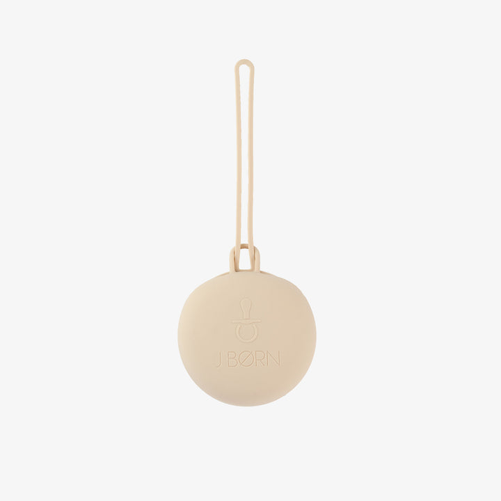 JBØRN Pacifier Holder Pod Sandstone No - Personalisable Baby Products Sold and Personalised by JustBørn